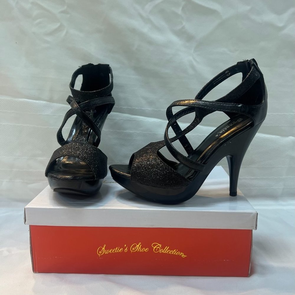 Sweetie's Shoe Collection Black 7 1/2 Heel
